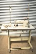 1 x Siruba L818F-M1 Industrial Sewing Machine - Spares or Repairs - No Clutch Motor