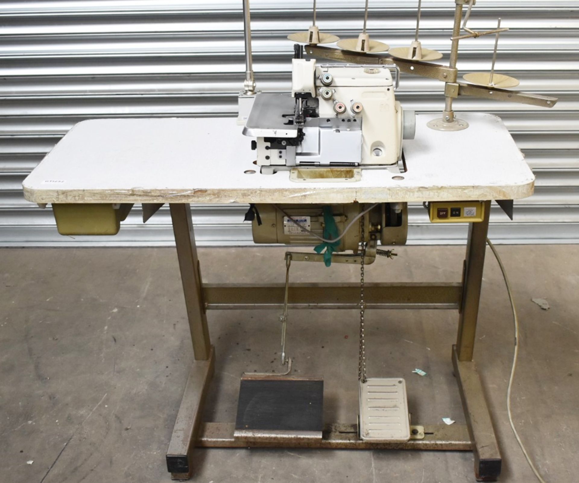 1 x Brother Overlock Industrial Sewing Machine - Model EF4-B531 - Image 3 of 27