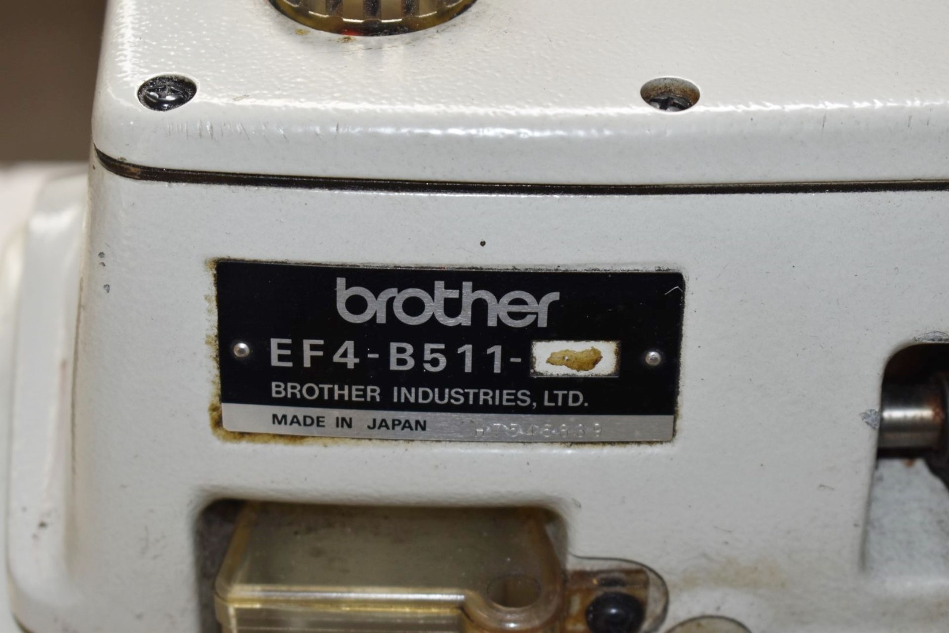 1 x Brother 3 Thread Overlock Industrial Sewing Machine - Model EF4-B511 - Image 17 of 27