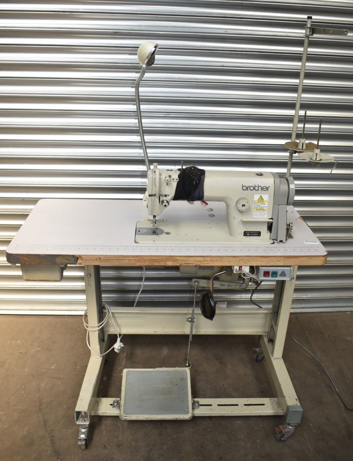 1 x Brother Lockstitch Industrial Sewing Machine - Model SL-1110-3
