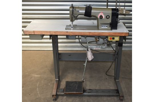 1 x Brother Lockstitch Straight Stitch Industrial Sewing Machine - Model B755-MKII - Image 3 of 22