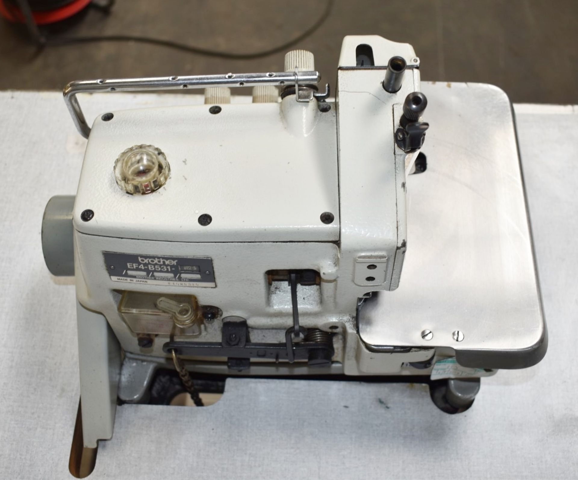 1 x Brother Overlock Industrial Sewing Machine - Model EF4-B531 - Image 20 of 27