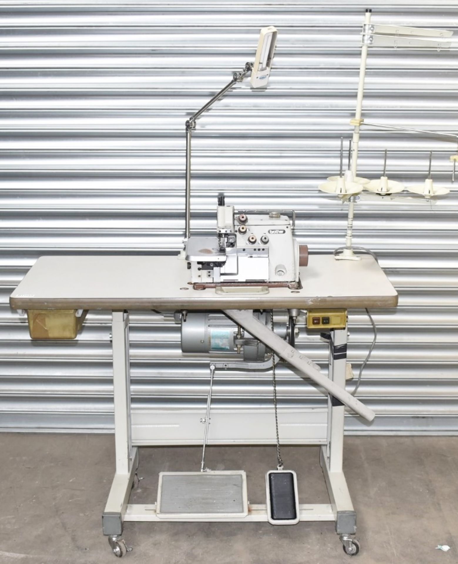 1 x Brother 3 Thread Overlock Industrial Sewing Machine - Model EF4-B511