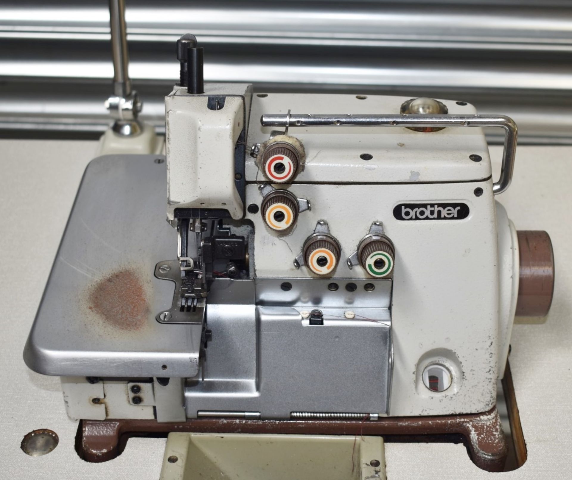 1 x Brother 3 Thread Overlock Industrial Sewing Machine - Model EF4-B511 - Image 15 of 27