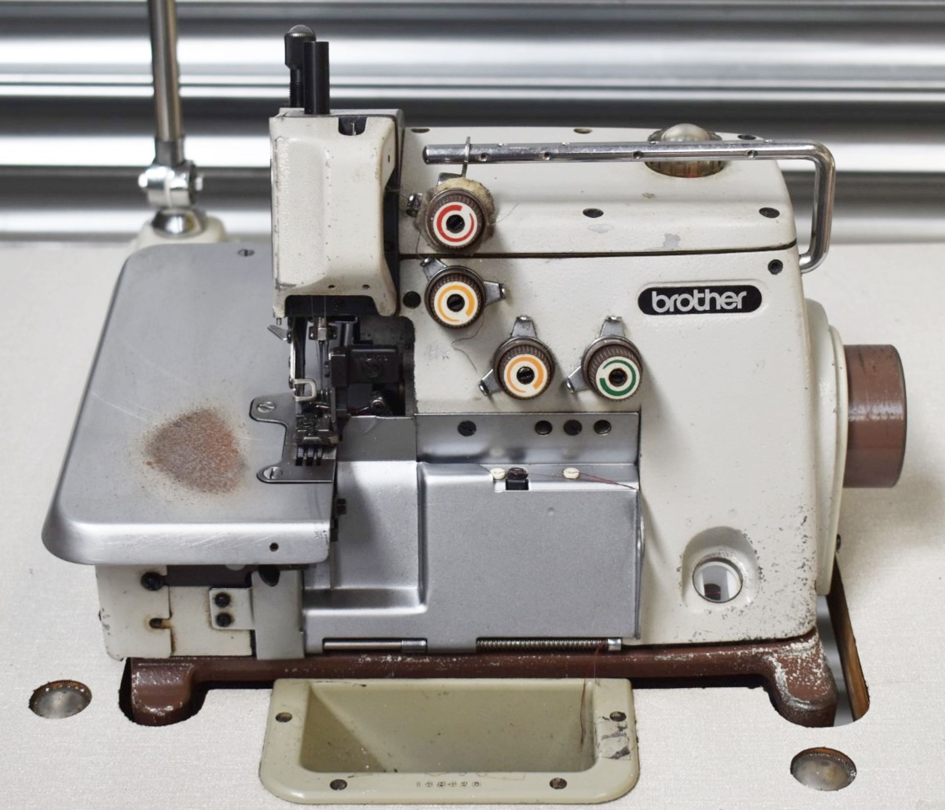 1 x Brother 3 Thread Overlock Industrial Sewing Machine - Model EF4-B511 - Image 7 of 27