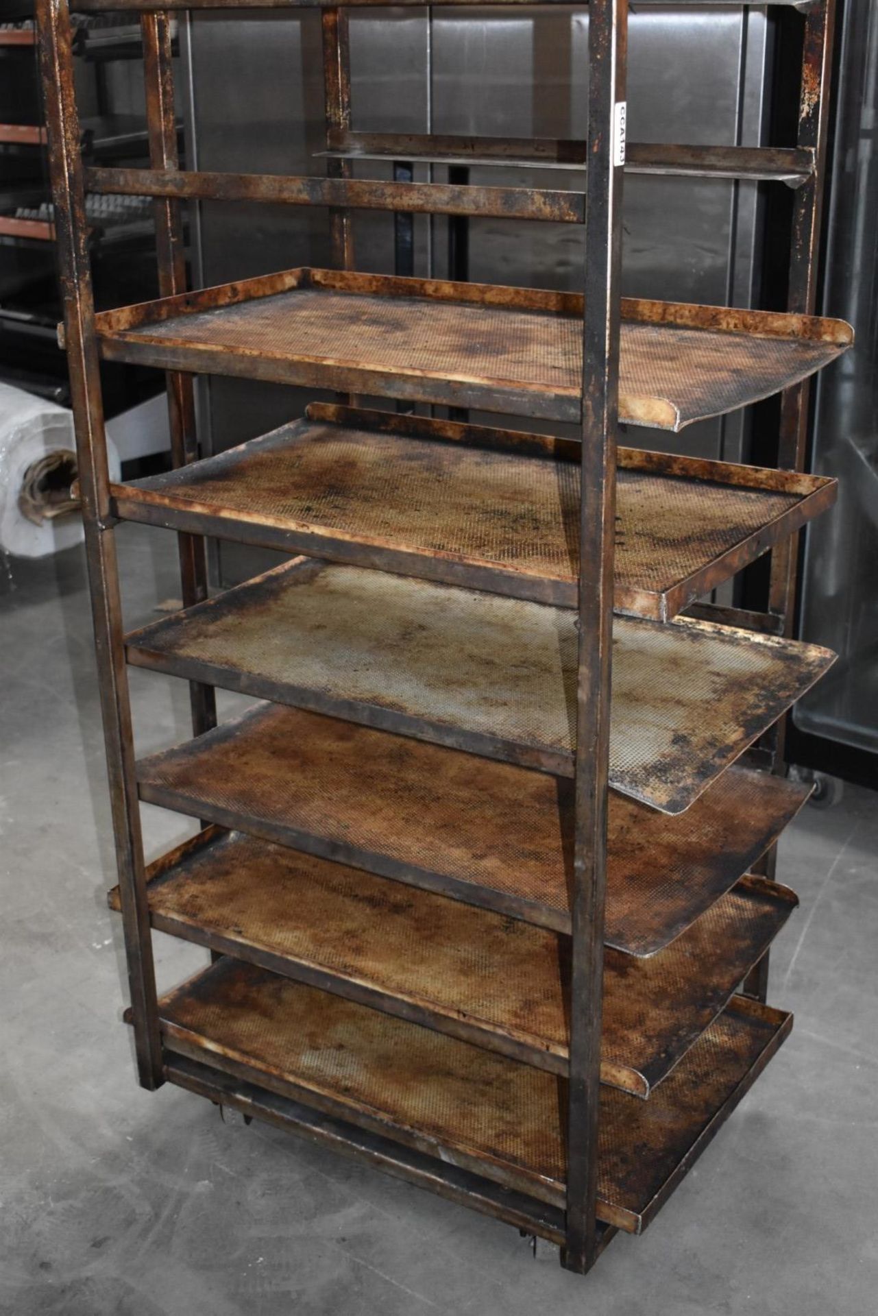 1 x Upright Mobile Baking Rack With Six Trays - Image 2 of 3
