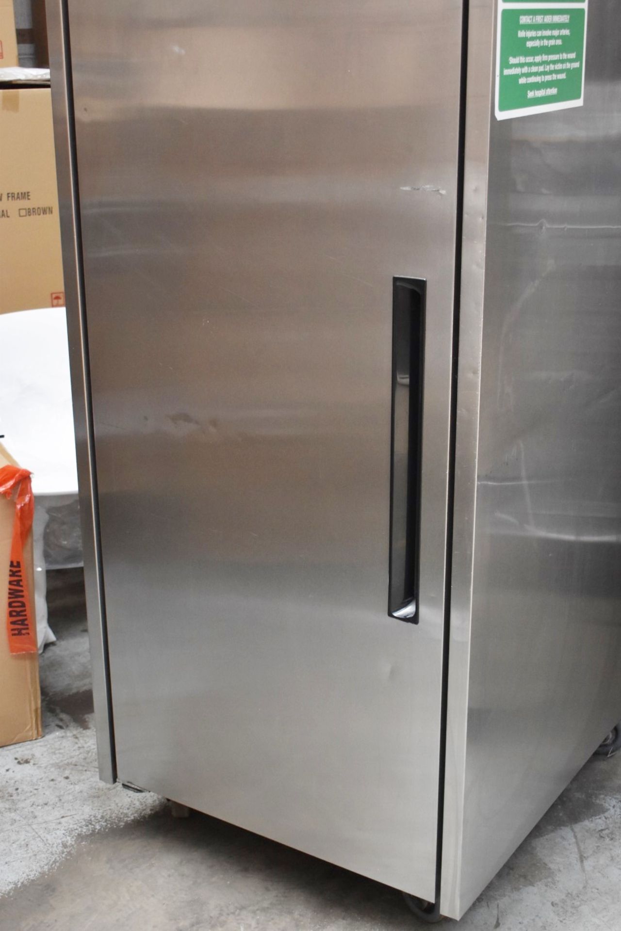 1 x Williams Upright Single Door Refrigerator With Stainless Steel Exterior - Model HJ1TSA - Image 2 of 10