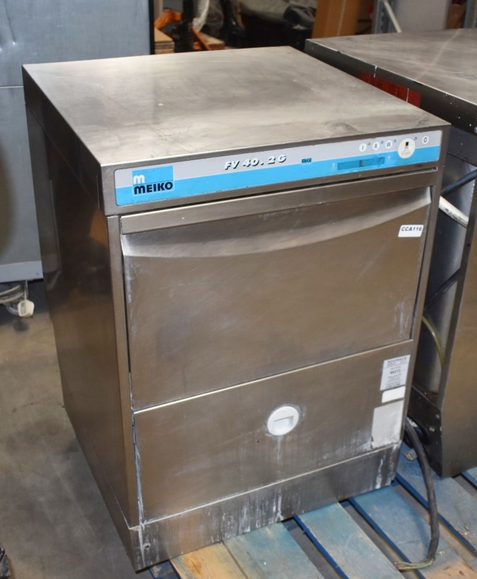 1 x Meiko FV40 2G Undercounter Commercial Glasswasher Dishwasher - Dimensions: H81 x W60 x D60 cms - - Image 2 of 9