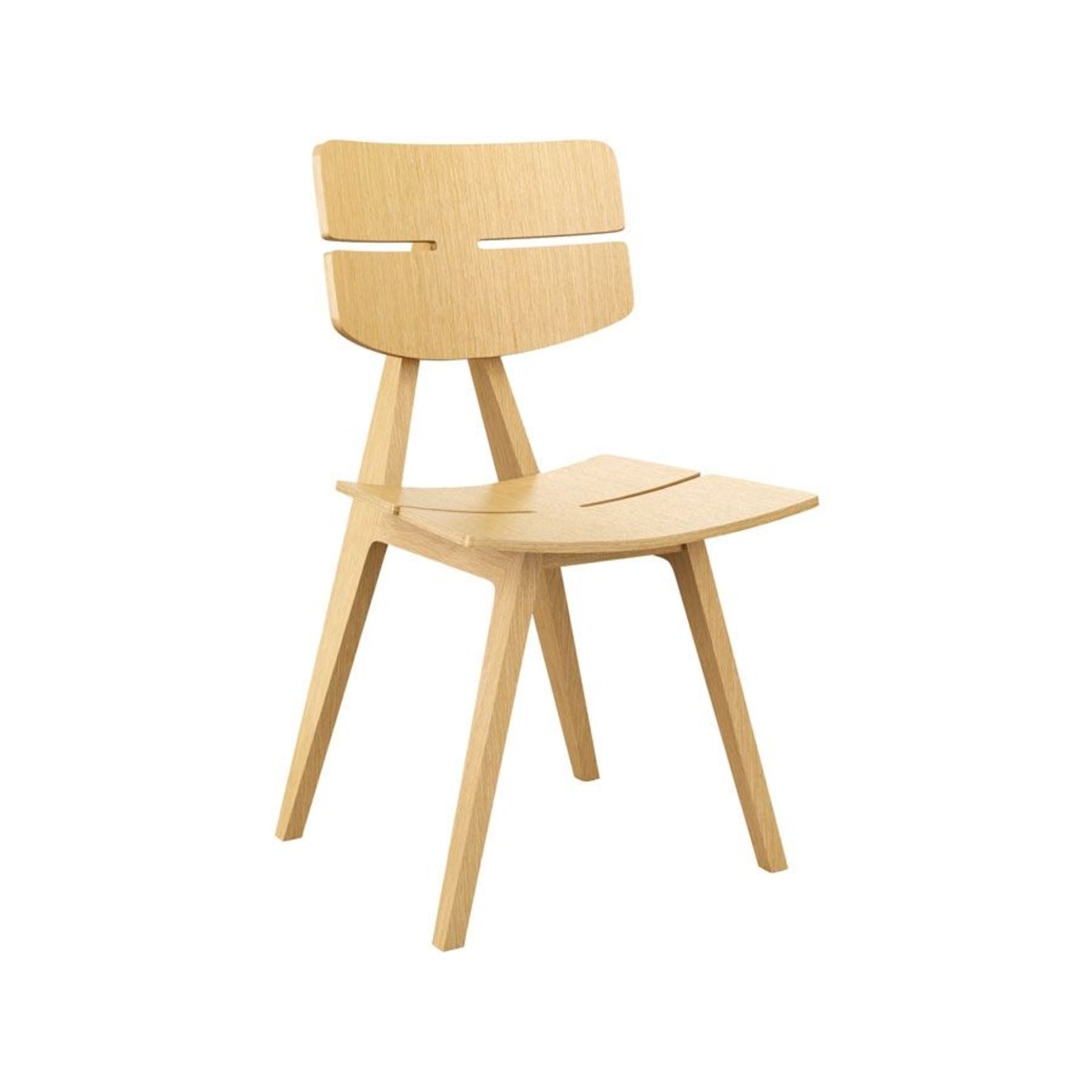 4 x Zest Solid Beech Dining Chairs - New Boxed Stock - RRP £456 - Solid Beech Frame With Curved