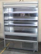 1 x Williams R125-SCS Gem Stainless Steel Refrigerated Multideck & Roller Shutter - Model: R125SCS -