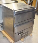 1 x Williams H5UC Double Drawer Commercial Fridge With Stainless Steel Exterior