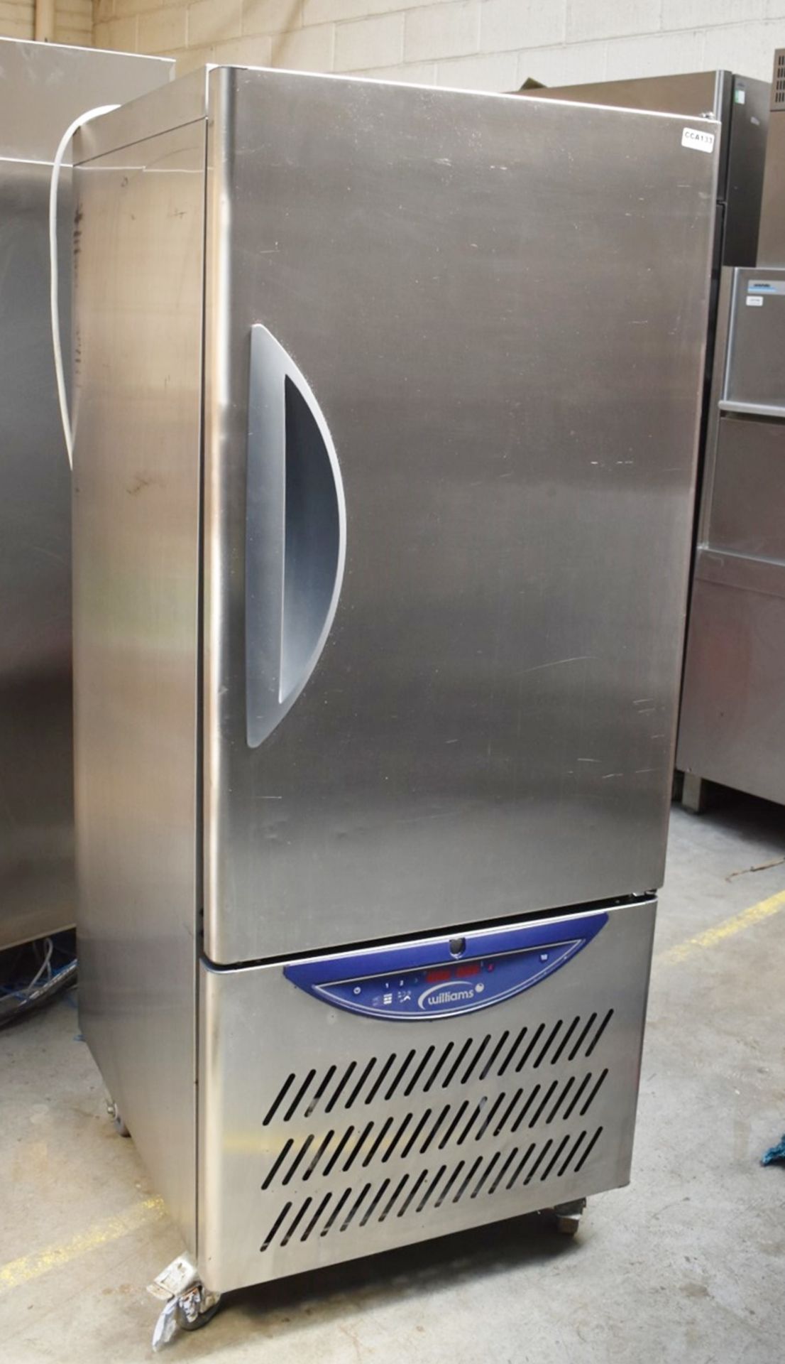 1 x Williams WBCF40 Reach In Blast Chiller Freezer With Stainless Steel Exterior and 40kg Capacity