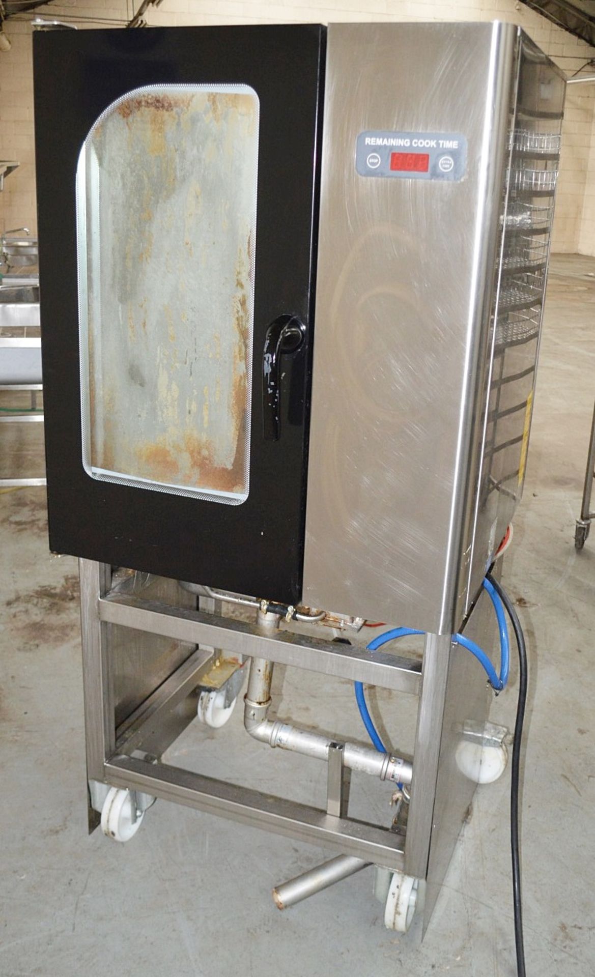 1 x BKI Giorik Commercial Electric 10-grid Combination Oven With 2-Sided Access On Large Mobile - Image 14 of 14