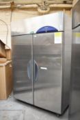 1 x Williams HC2T Double Door Refrigerator With Stainless Steel Exterior & Internal Pull Out Baskets