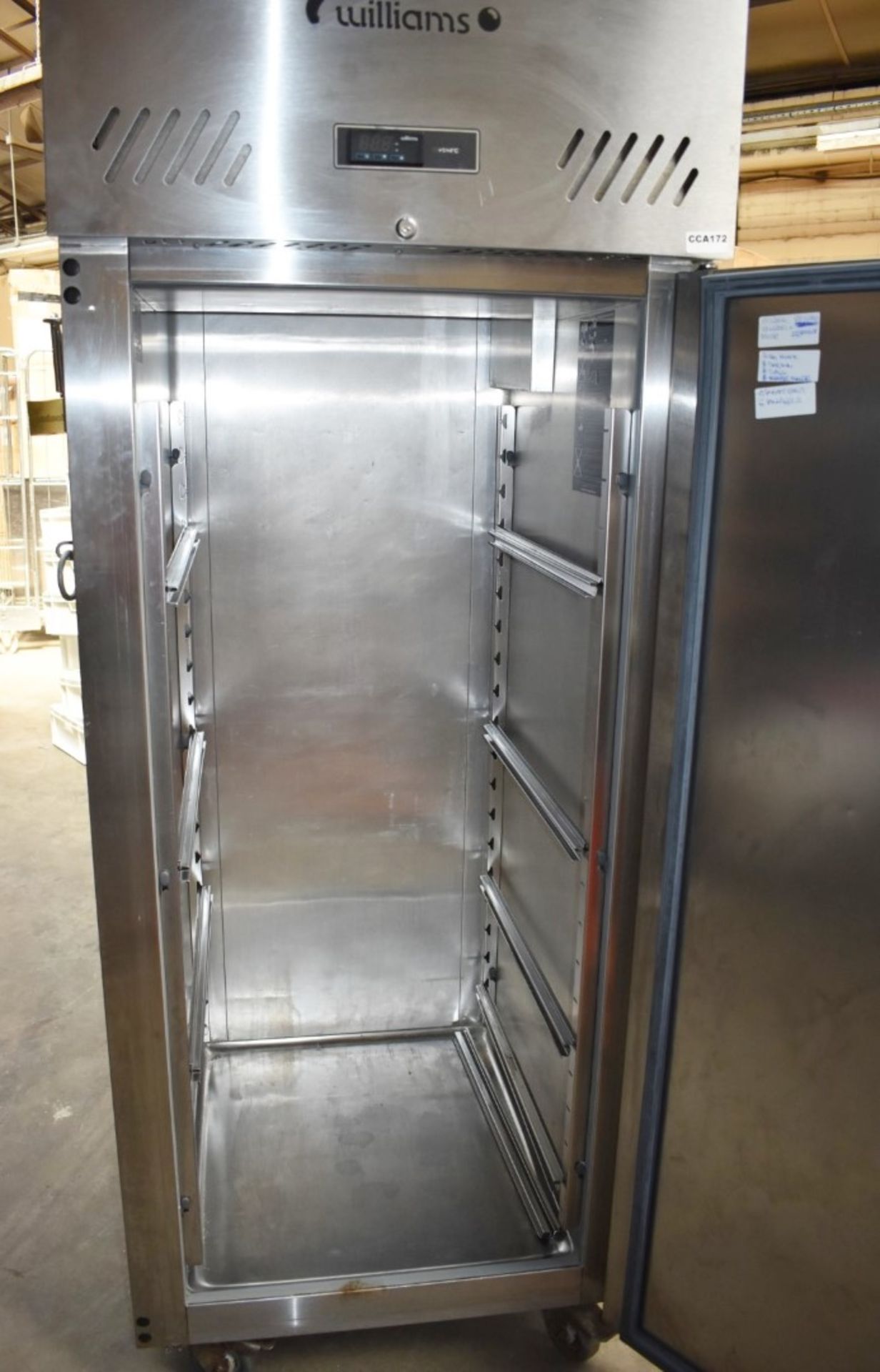 1 x Williams Jade Upright Single Door Refrigerator With Stainless Steel Exterior - Model HJ1TSA - - Image 3 of 11