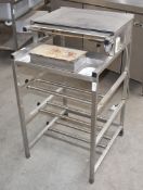 1 x Food Tray Wrapper Unit For Heat Sealed Wrapping - Dimensions: W56 cms - 240v - Ref: CAM112 WH4 -