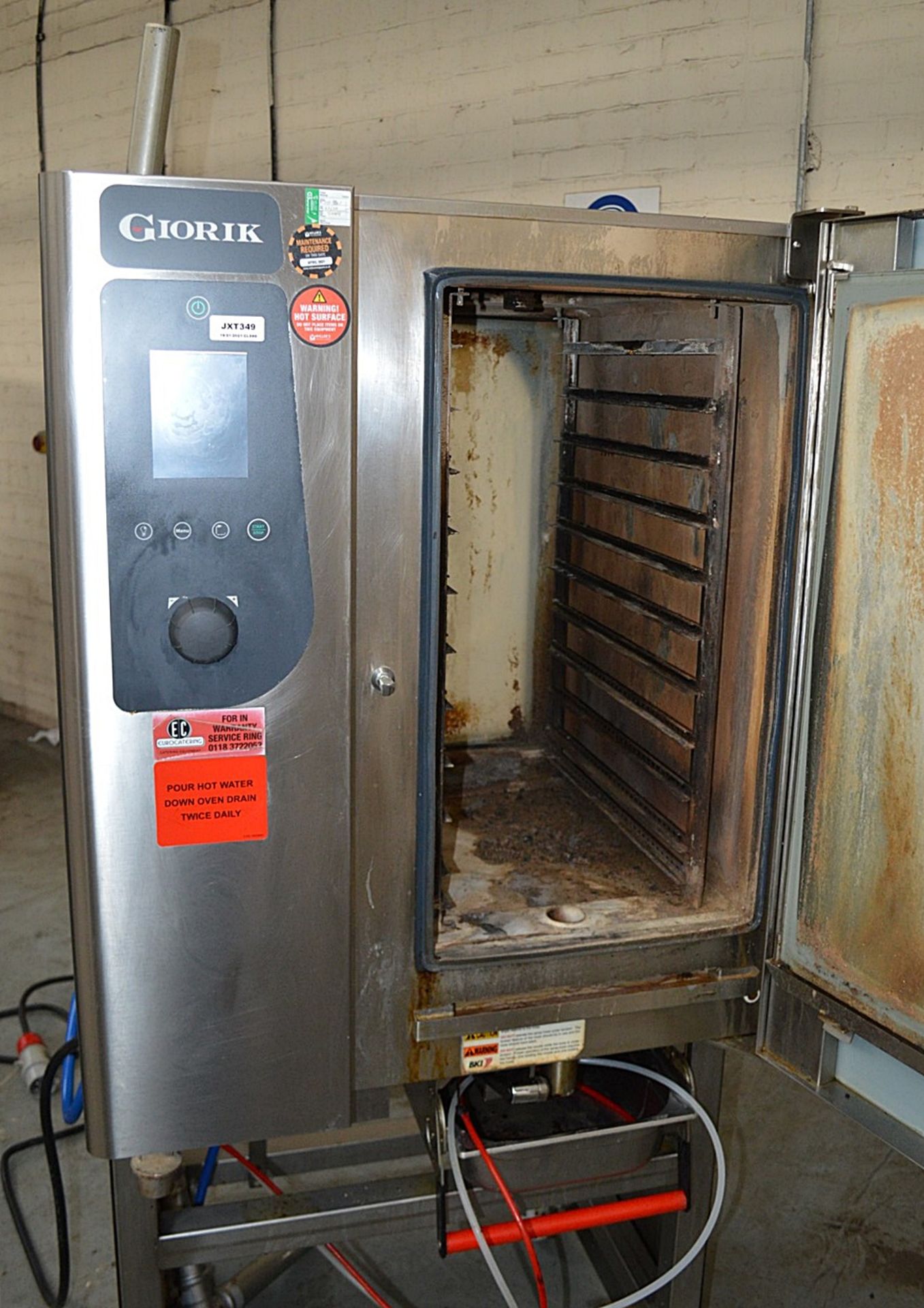 1 x BKI Giorik Commercial Electric 10-grid Combination Oven With 2-Sided Access On Large Mobile - Image 11 of 14