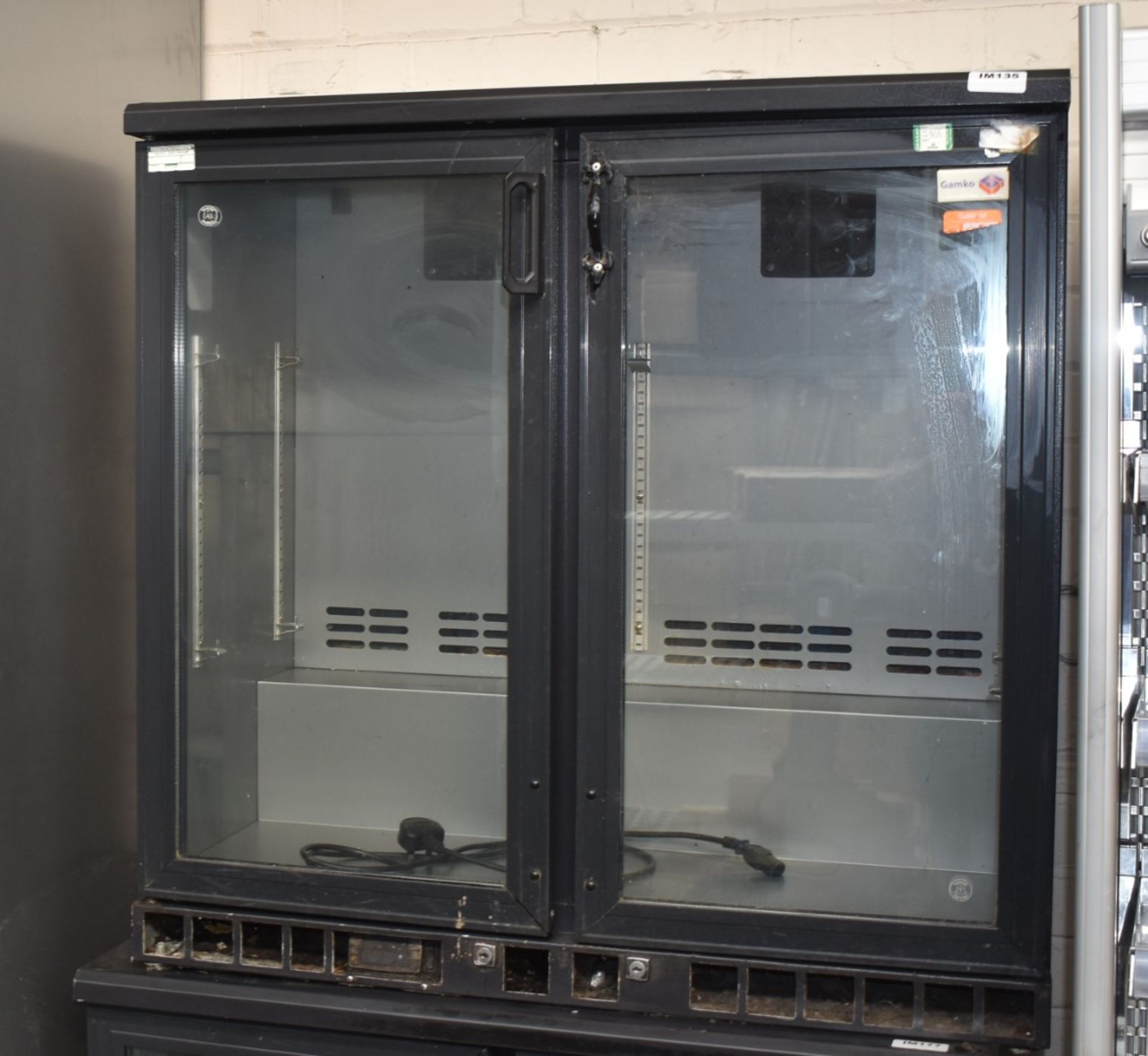 2 x Gamko MG250G  Two Door 90cm Wide Backbar Bottle Coolers - Recently Removed From Restaurant - Image 3 of 5