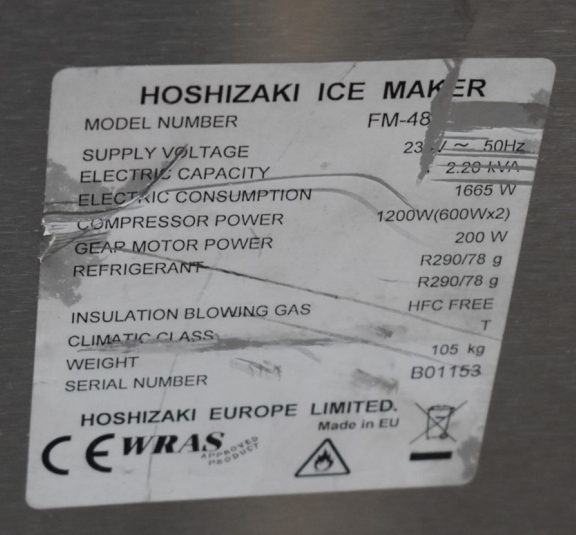 1 x Hoshizaki FM-480AKE Modular Ice Flaker With Follett Storage Bin and Transport System - RRP £9500 - Image 14 of 20