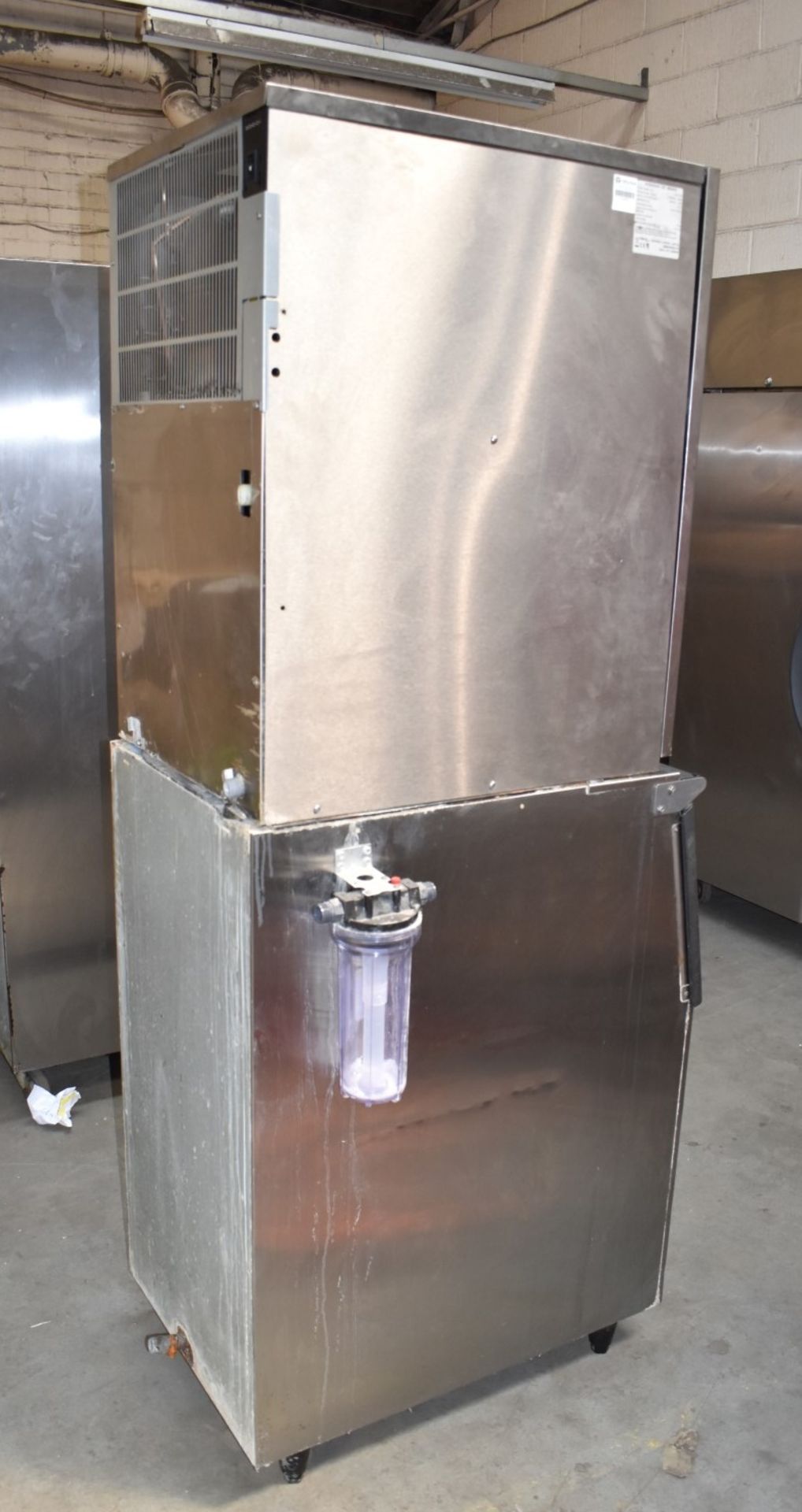 1 x Hoshizaki IM-240ANE Hydrocarbon Modular Ice Machine (210kg/24hr) With 140kg Capacity Storage Bin - Image 10 of 11