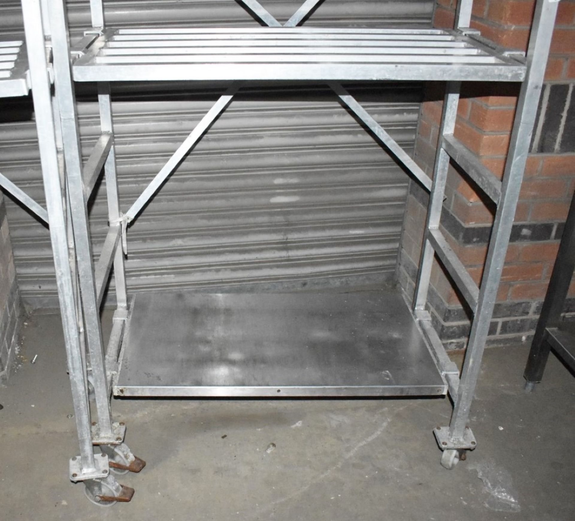 4 x Commercial Kitchen Storage Shelves With Removable Adjustable Shelf Panels - Dimensions: See - Image 3 of 15