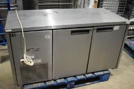1 x Williams Countertop Commercial Refrigerator With Stainless Steel Exterior