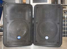 2 x RCF 175-Watt Two-Way Compact Monitor Speakers - Model Monitor 55 - RRP £246 - Ref: JP/JP - CL700