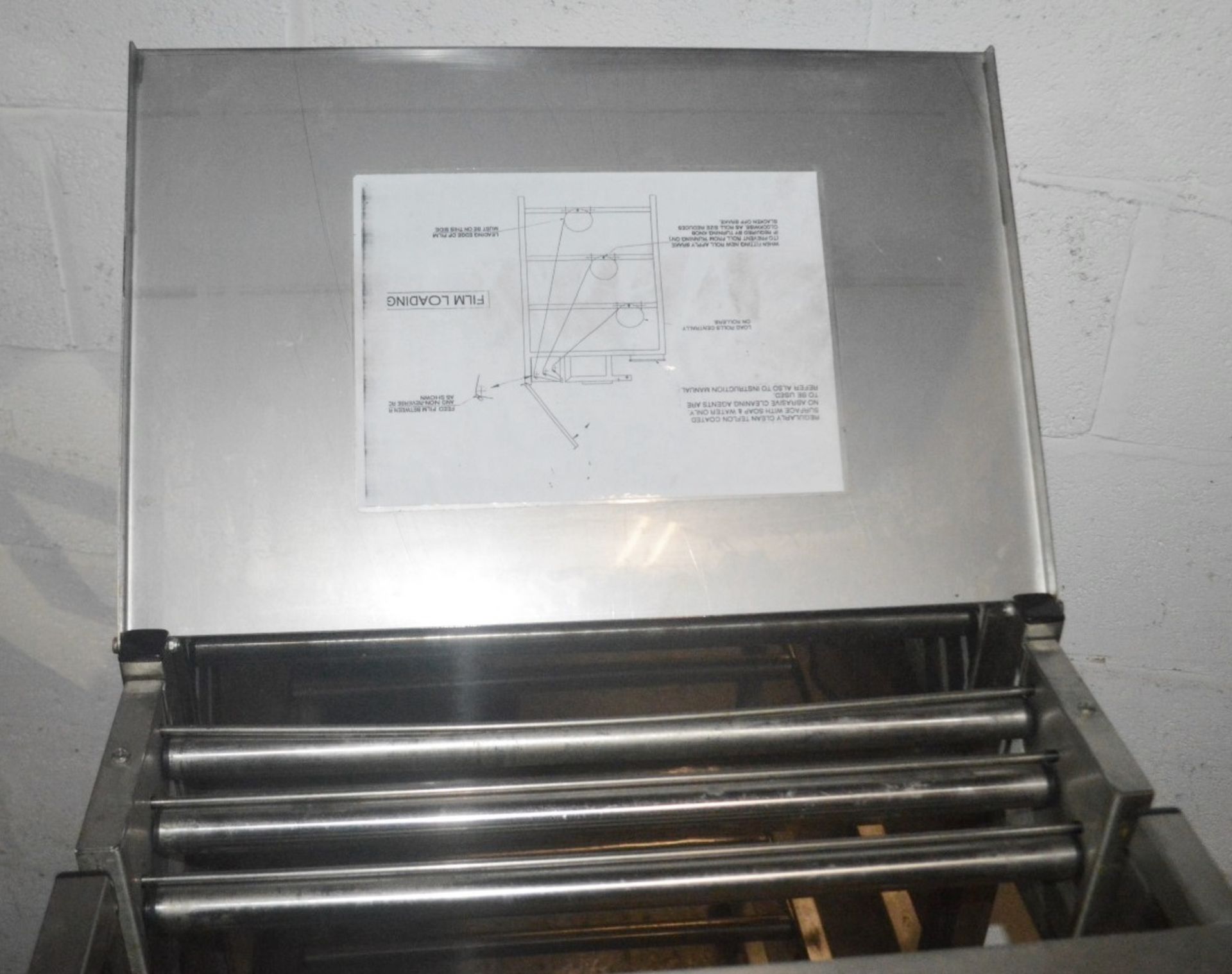 1 x Stainless Steel Commercial Kitchen Sealer Bench With Modesty Panel - Dimensions: H98 x W56 x - Image 4 of 5