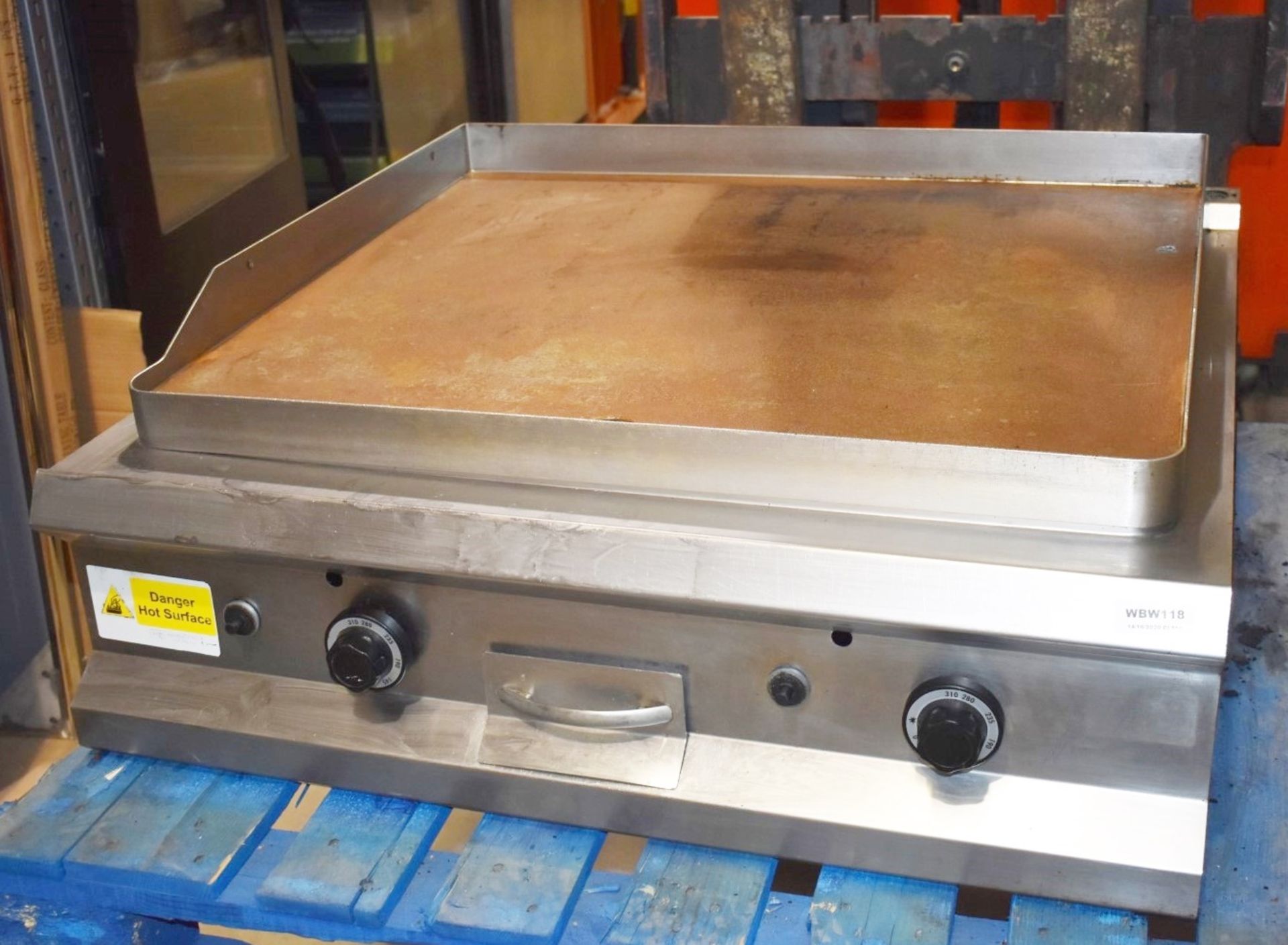 1 x Hobart Commercial Gas Powered Solid Top Cooking Griddle