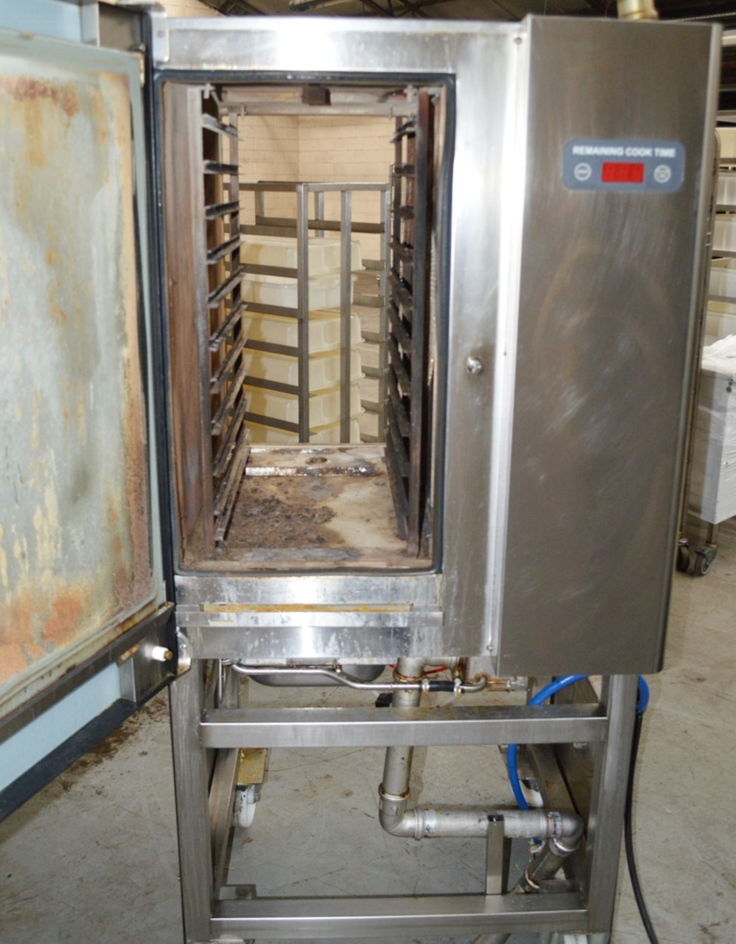 1 x BKI Giorik Commercial Electric 10-grid Combination Oven With 2-Sided Access On Large Mobile - Image 2 of 14