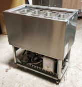 1 x Williams Refrigerated Counter Prep Well With Gastro Pans and Stainless Steel Finish - 240v UK