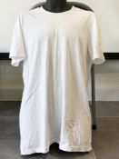 1 x Men's Genuine Sombra Oscura T-Shirt In White - Size (EU/UK): L/L - Preowned - Ref: JS166 - NO
