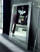 1 x GIORGIO Absolute Murano Floor Mirror - Dimensions: 197 x 140 x 3cm *Read Condition Report*