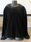 1 x Men's Genuine Sasquatch Fabrix Sweatshirt In Black - Size: LARGE - Preowned - Ref: JS189 - NO