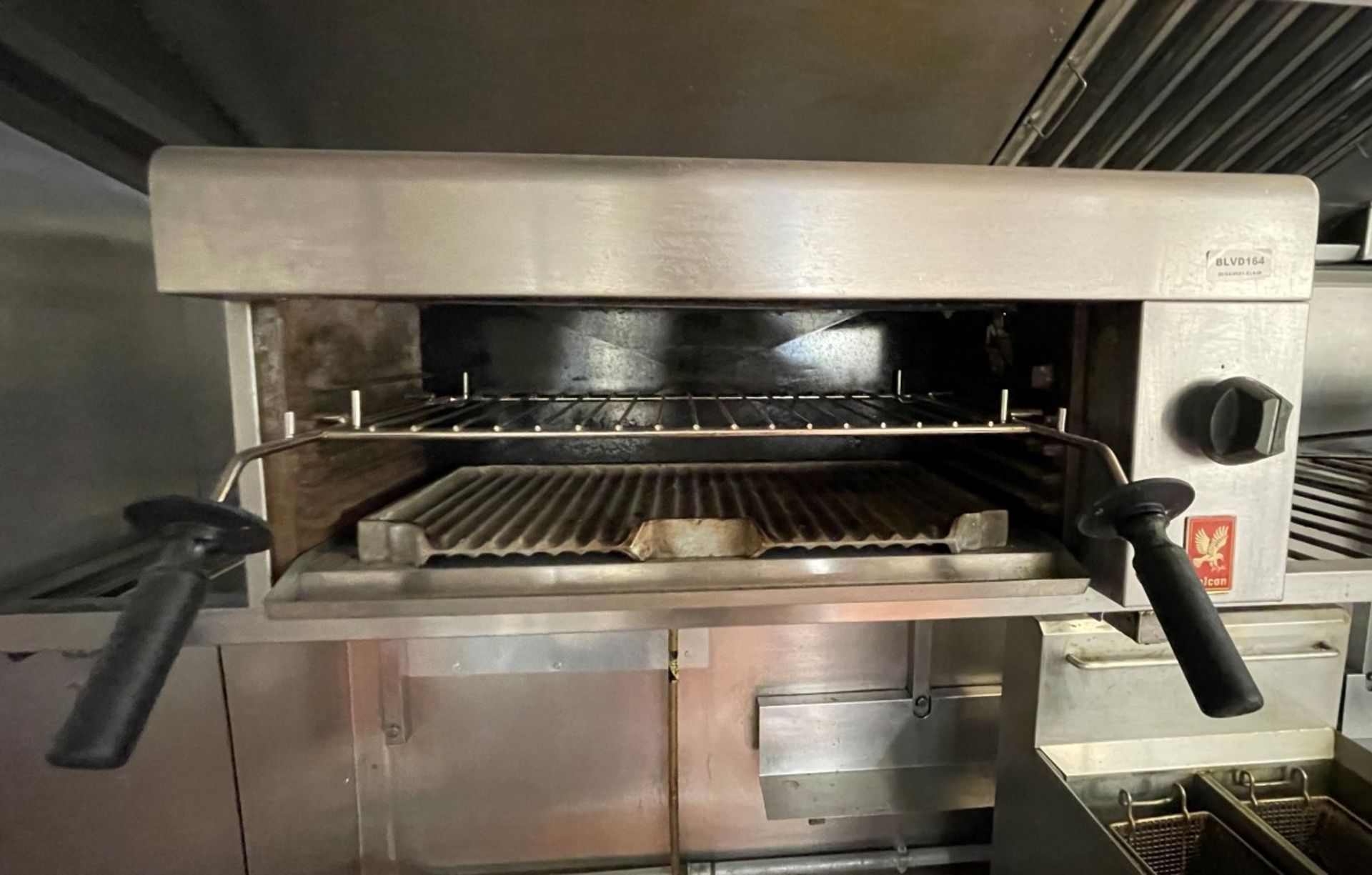 1 x Falcon Wall Mounted Gas Fired Salamander Grill - Ref: BLVD164 - CL649 - Location: London - Image 3 of 4