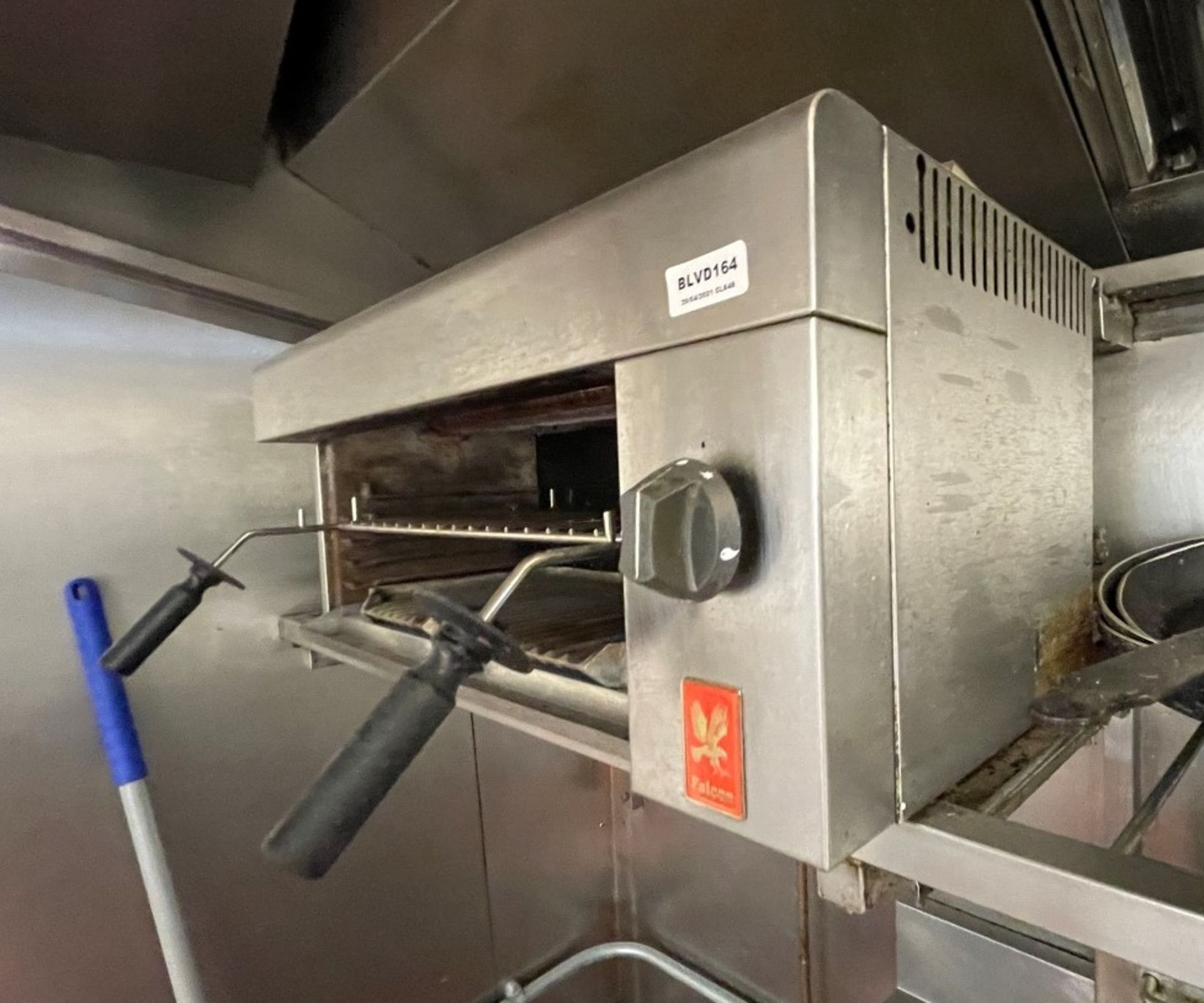 1 x Falcon Wall Mounted Gas Fired Salamander Grill - Ref: BLVD164 - CL649 - Location: London