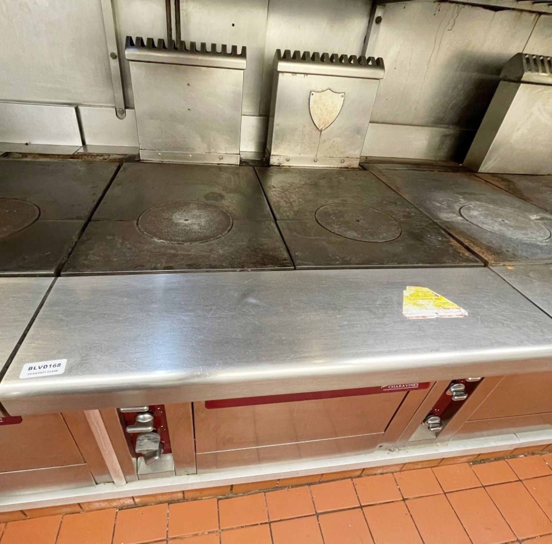 1 x Paul Charvet Charavines Solid Top Target Griddle Range Cooker - Gas Fired - Ref: BLVD168- - Image 4 of 4