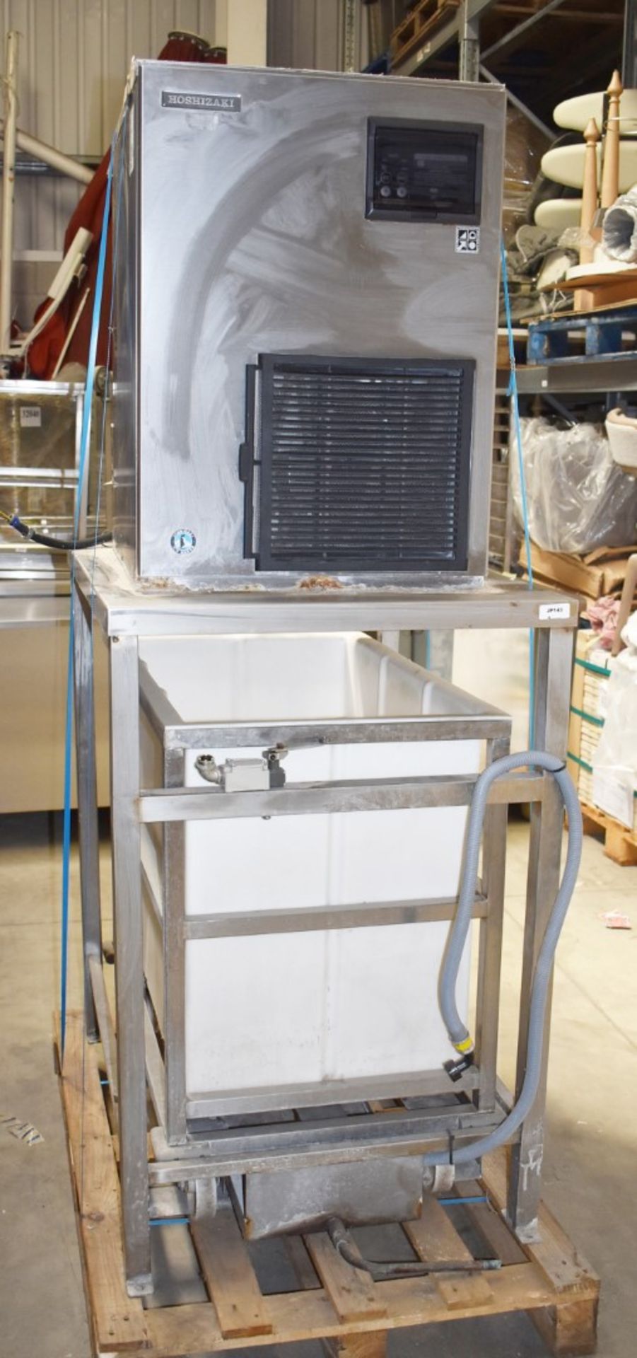 1 x Hoshizaki FM-480AKE Modular Ice Flaker With Transport Ice Bin - 480kg/24hr - 240v - Recently