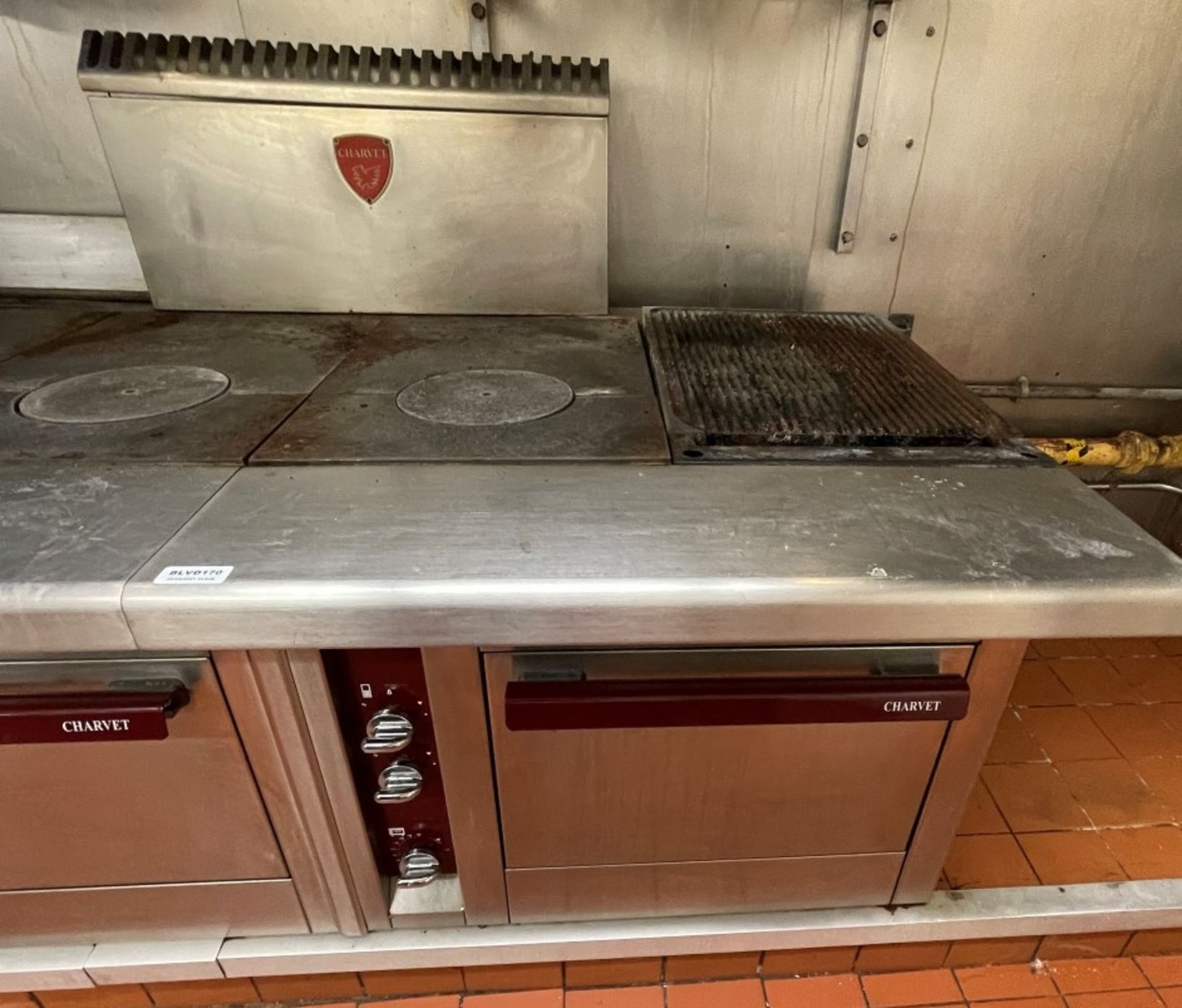 2 x Paul Charvet Charavines Target Griddle Range Cookers - Gas Fired - Ref: BLVD169 /170 - CL649 - - Image 3 of 8