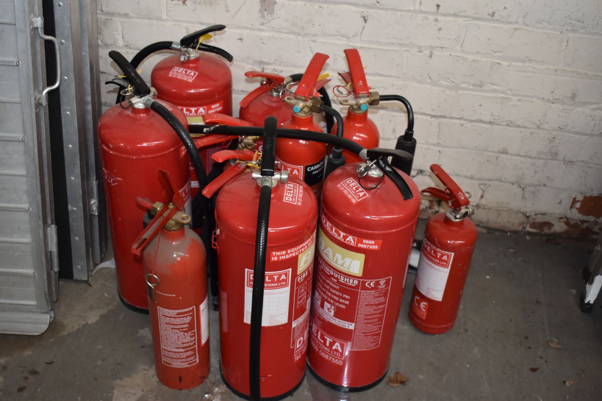 Approx 22 x Fire Extinguishers Plus 10 x Fire Extinguisher Stations - CL011 - Unused From Various - Image 9 of 9