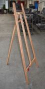 1 x Solid Wood A Board Stand For Holding Advertisements, Menus, Promo Signs etc - Dimensions: Height