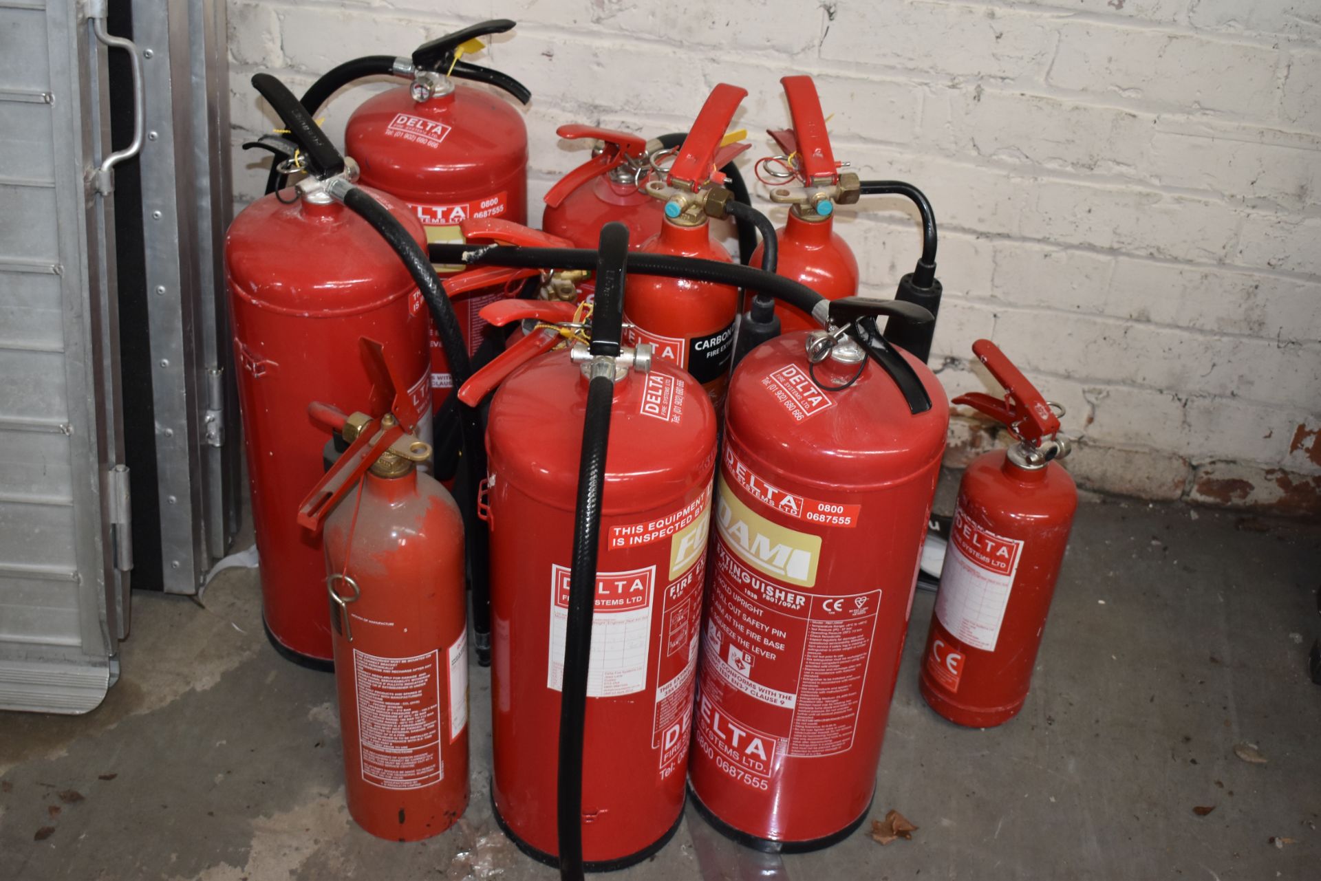 Approx 22 x Fire Extinguishers Plus 10 x Fire Extinguisher Stations - CL011 - Unused From Various - Image 8 of 9