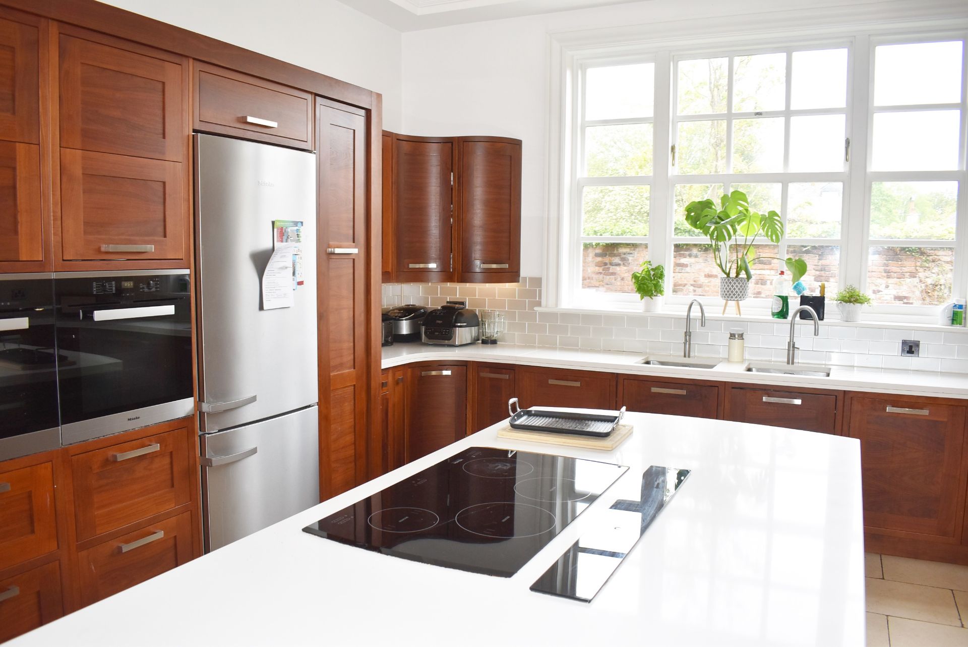 1 x Bespoke Contemporary Fitted Kitchen With Appliances - Features Solid Walnut Doors - NO VAT! - Image 35 of 114