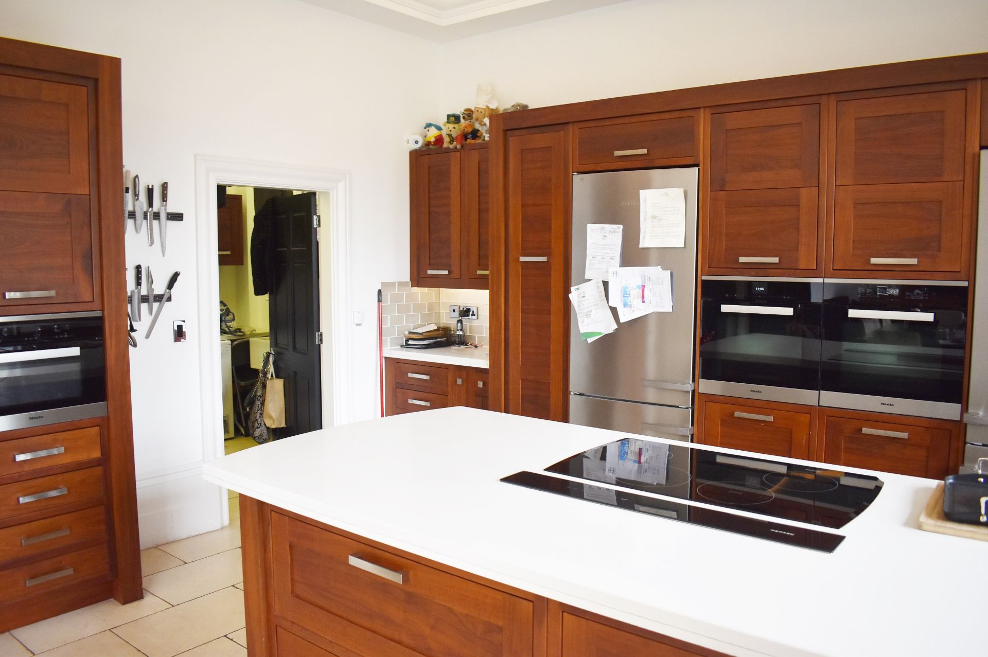 1 x Bespoke Contemporary Fitted Kitchen With Appliances - Features Solid Walnut Doors - NO VAT! - Image 29 of 114