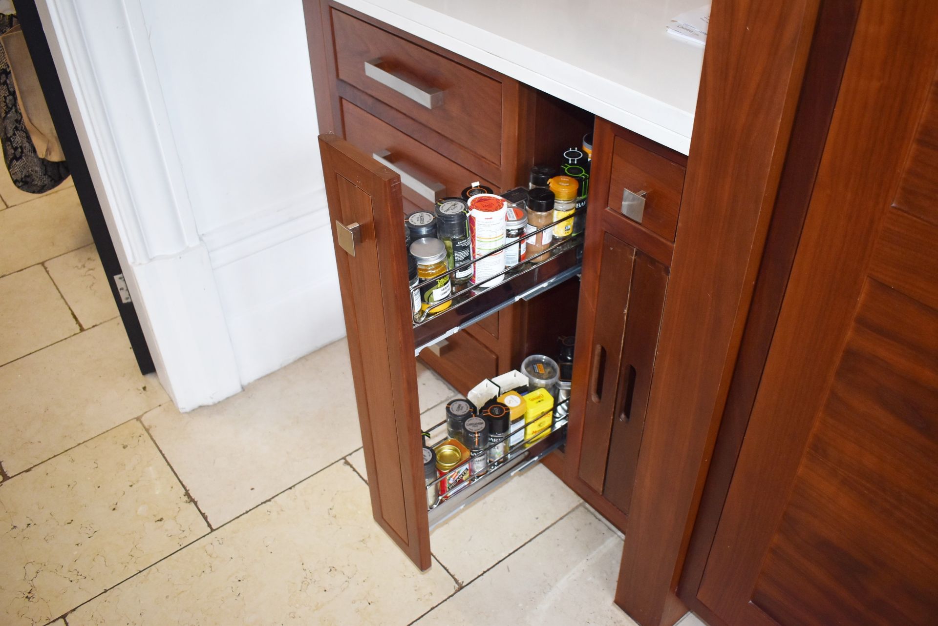 1 x Bespoke Contemporary Fitted Kitchen With Appliances - Features Solid Walnut Doors - NO VAT! - Image 52 of 114