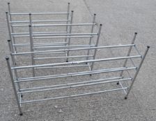 3 x Extending Shoe Racks - Preowned, From An Exclusive Property - Dimensions: H68 x D23 x W64-