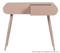 1 x  WOOOD Designs 'Flo' Contemporary Sidetable With Drawers In Pink - Dimensions: H79 x W90 x D35cm