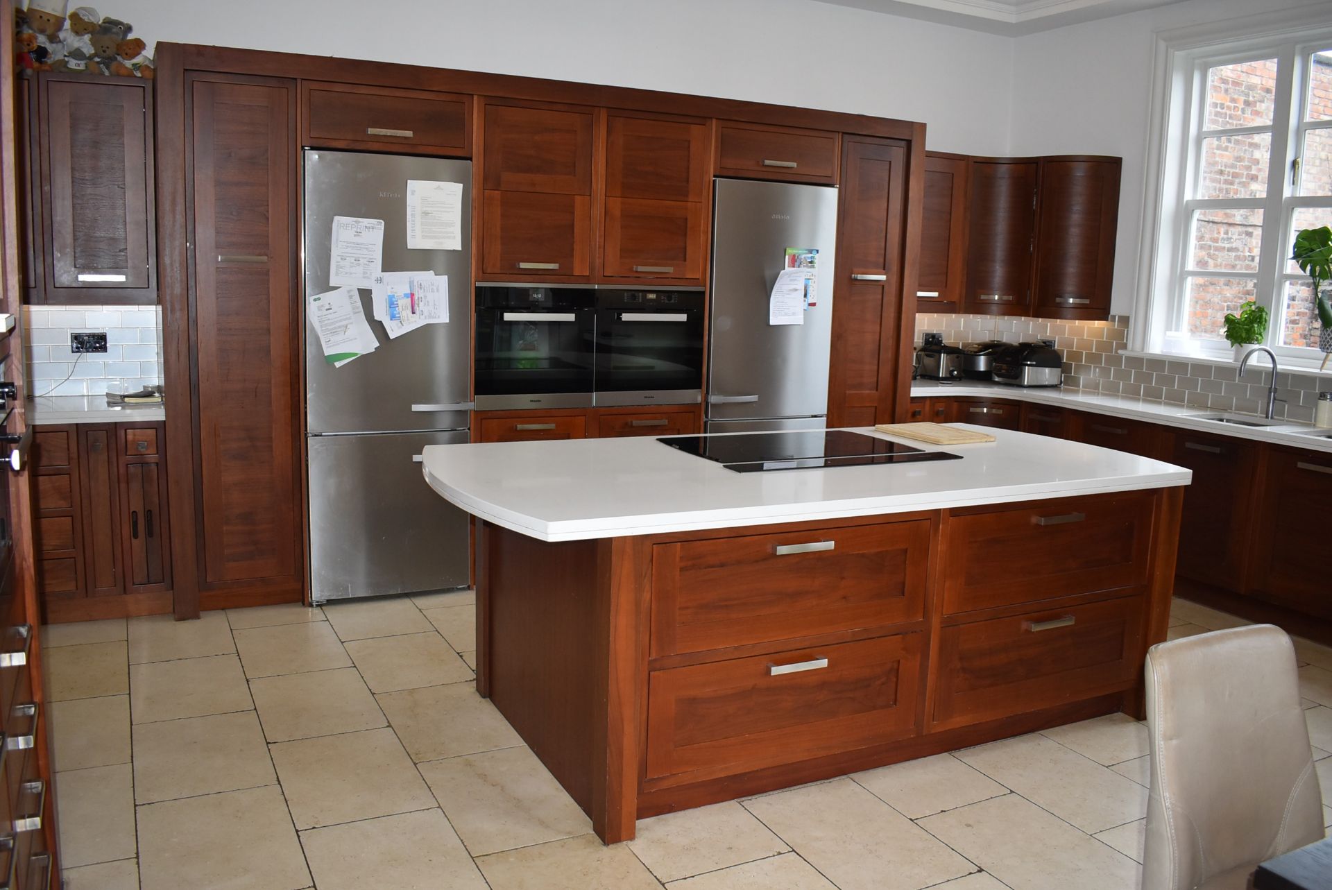 1 x Bespoke Contemporary Fitted Kitchen With Appliances - Features Solid Walnut Doors - NO VAT! - Image 48 of 114