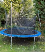 1 x Large Outdoor Trampoline - Preowned, From An Exclusive Property - Dimensions To Follow