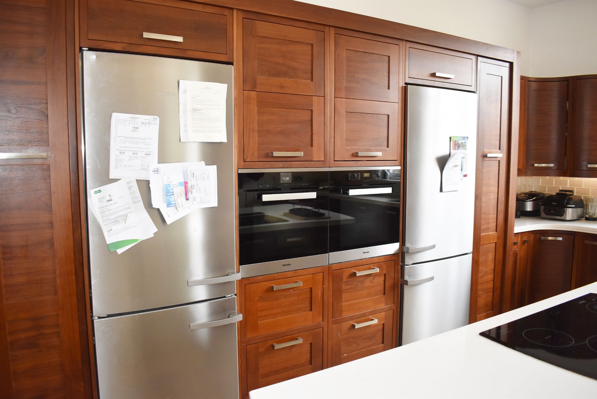 1 x Bespoke Contemporary Fitted Kitchen With Appliances - Features Solid Walnut Doors - NO VAT! - Image 34 of 114